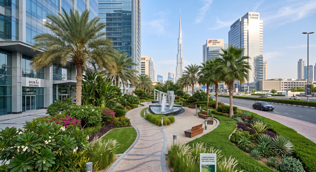 Commercial & Villa Landscaping in Al Quoz by Wajid Ali Landscap and swimming pool