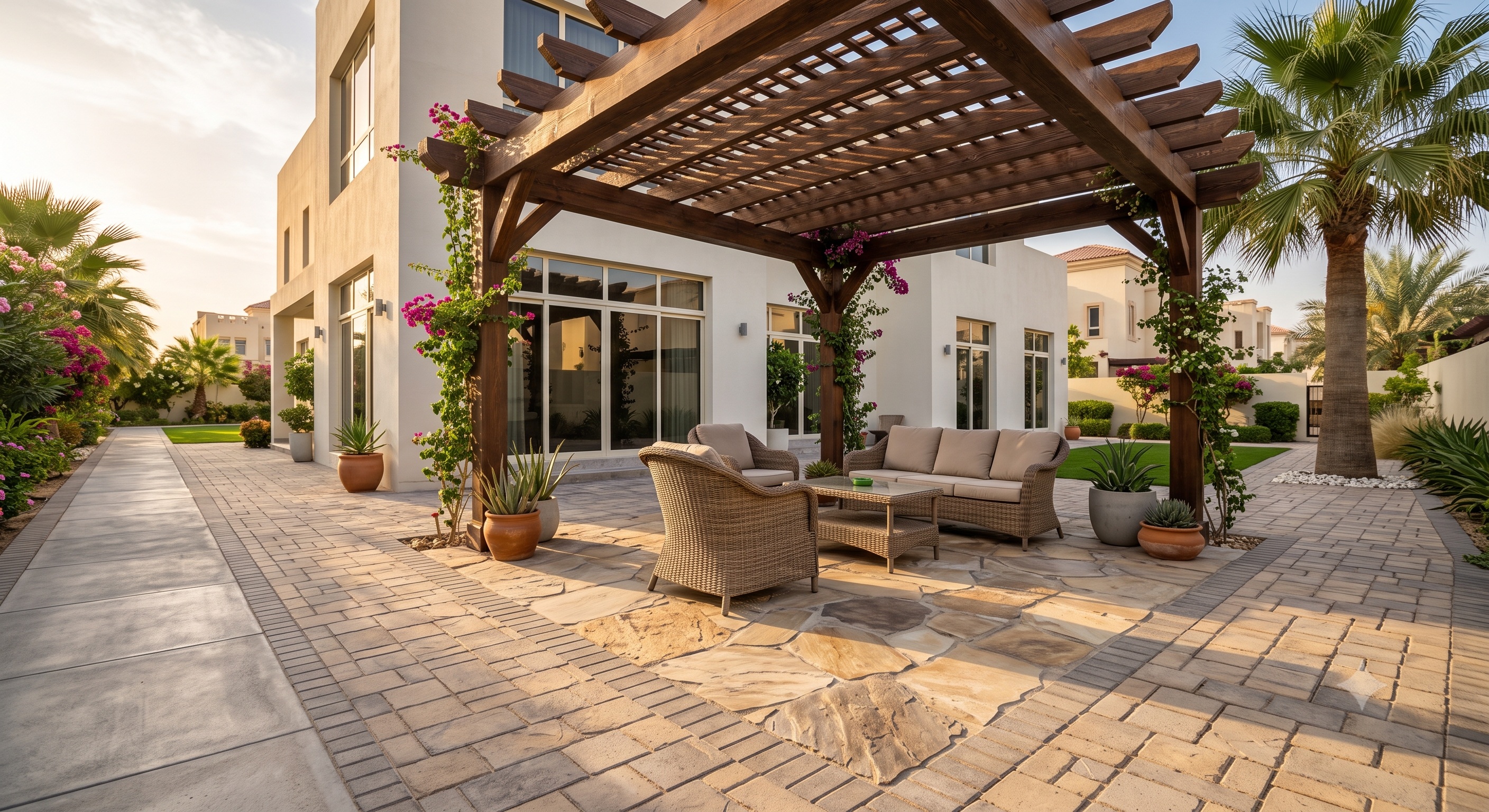 Luxury Hardscaping Materials by Wajid Ali Landscap and swimming pool