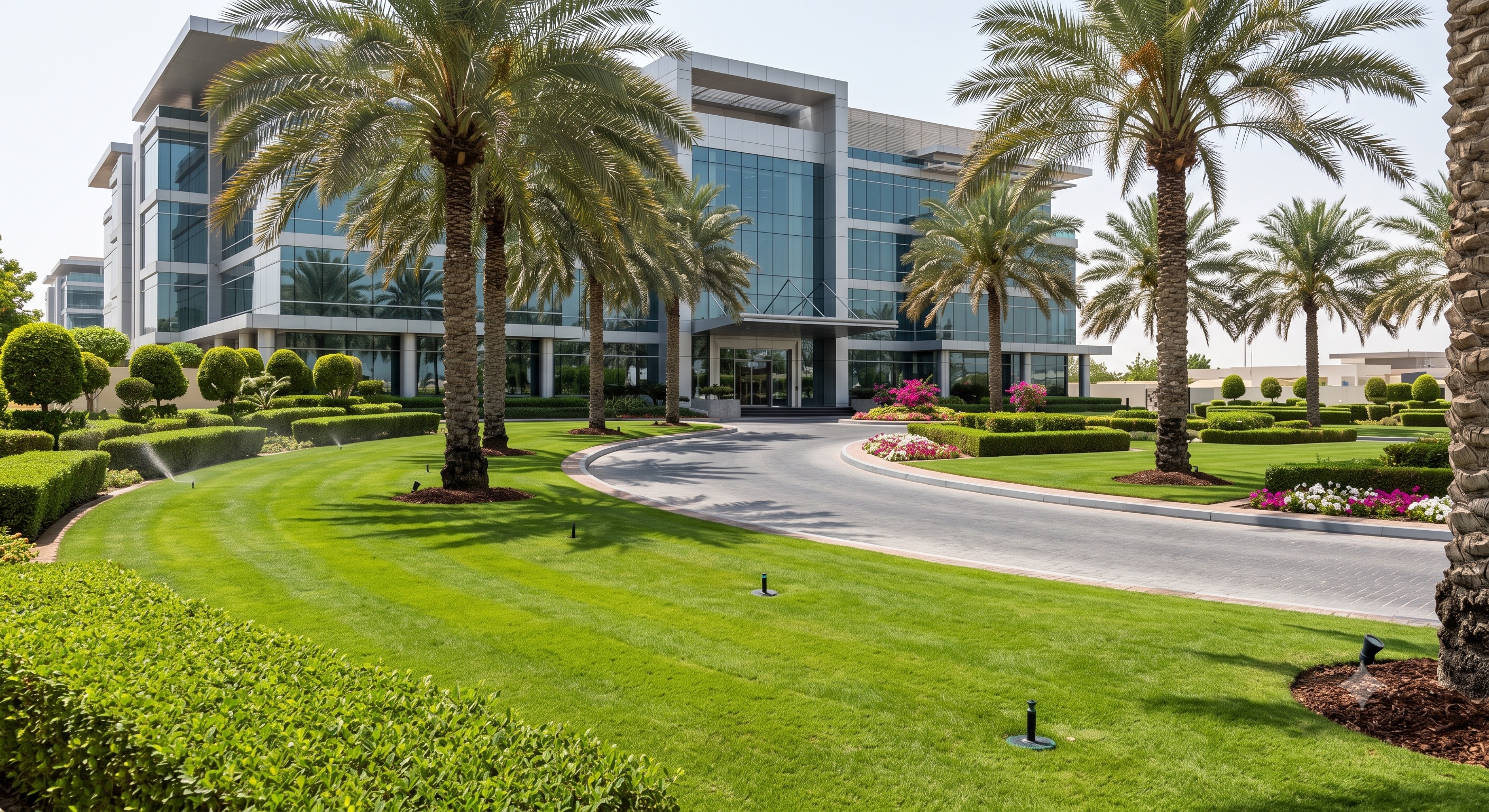 Commercial Landscaping Service in Dubai by Wajid Ali Landscap and swimming pool