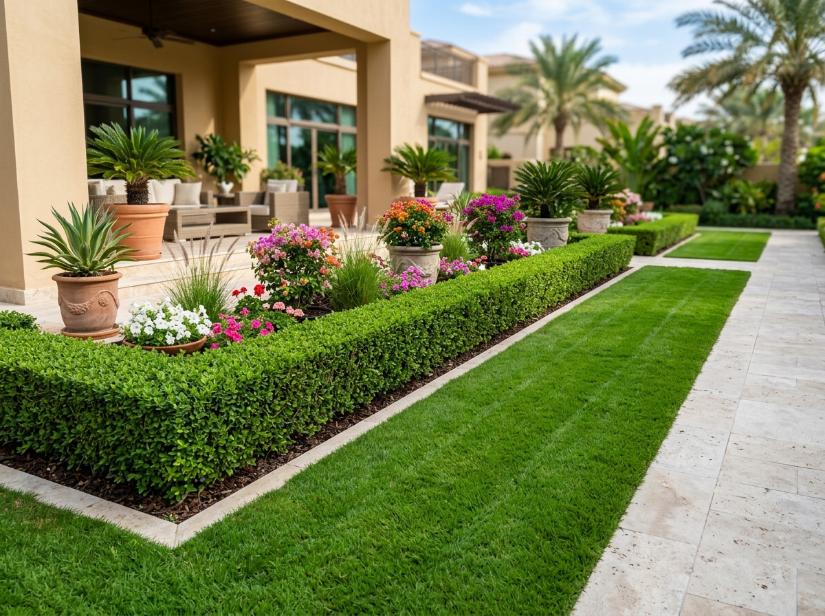Garden Maintenance Service in Dubai by Wajid Ali Landscap and swimming pool