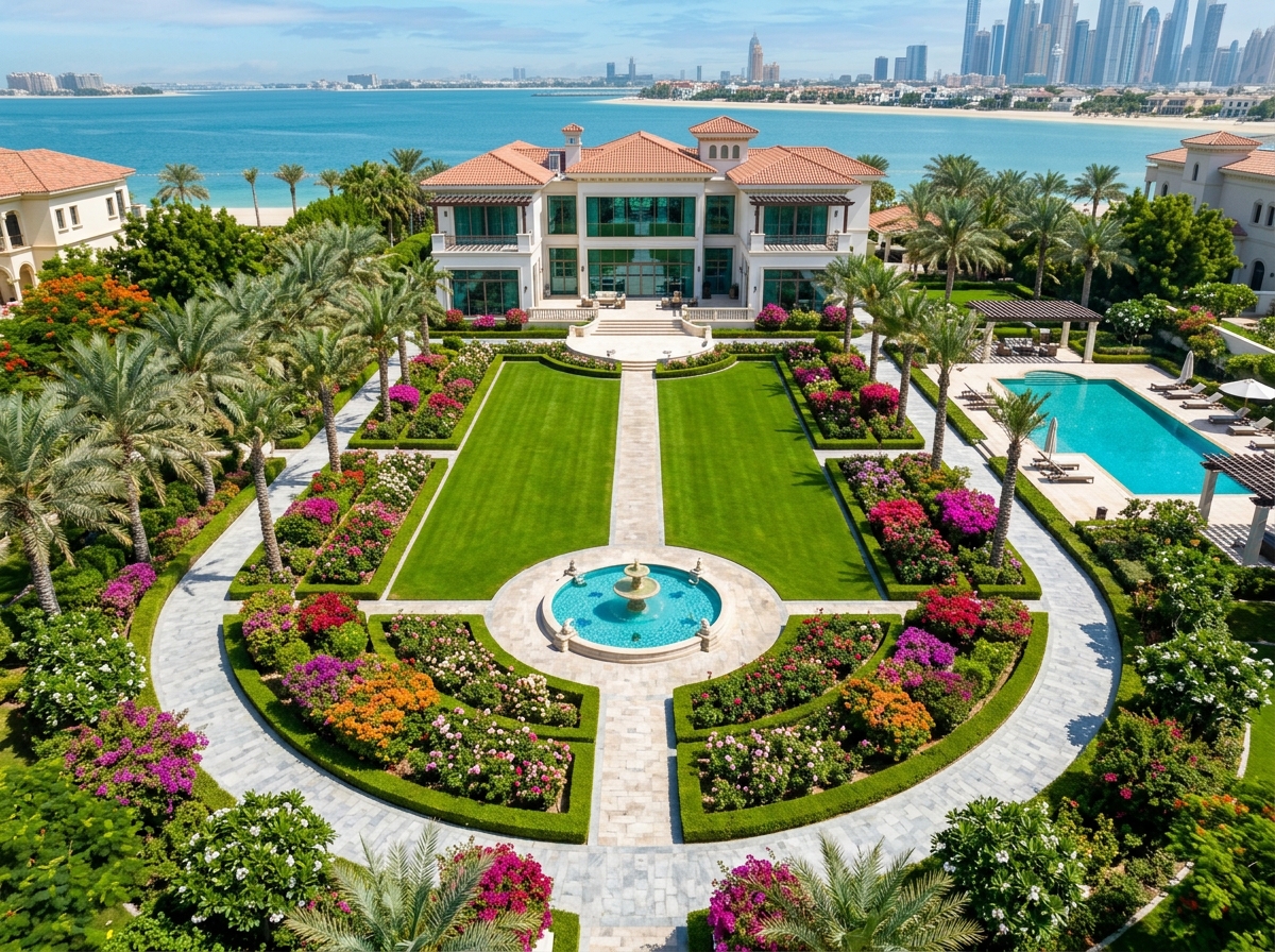 Landscaping Design Service in Dubai by Wajid Ali Landscap and swimming pool