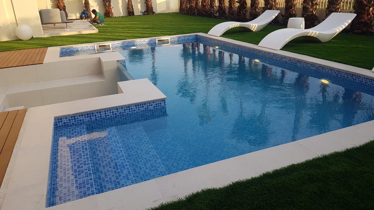 Villa Landscaping & Swimming Pool Maintenance by Wajid Ali Landscap and swimming pool in Dubai